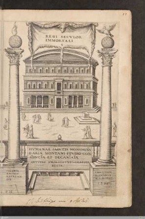 Text Stammbuch und Druck