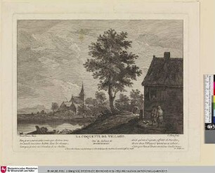 LA COQUETTE DE VILLAGE. [Die Kokette des Dorfes]
