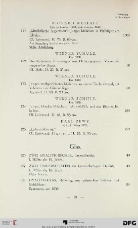 Glas (Nr. 126-145)