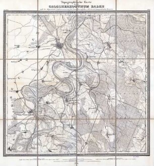Topographische Karte über das Großherzogthum Baden. Sect.IV.4., Bl. 11 Philippsburg