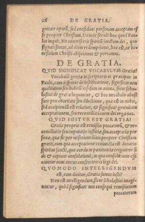 De Gratia.