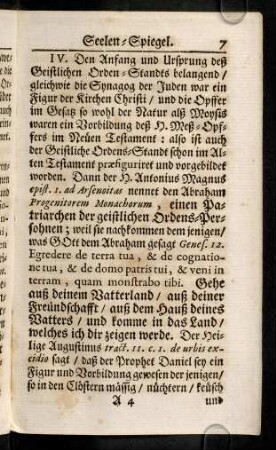 7-16, IV. Den Anfang und Ursprung deß Geistlichen ...