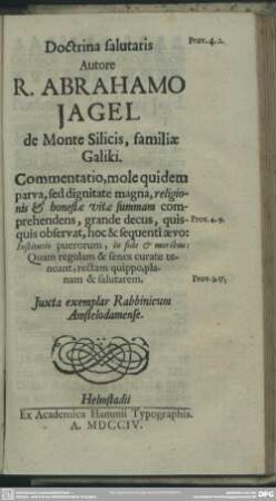 Doctrina salutaris