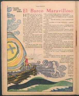 El barco maravilloso : Cuento para los niños
