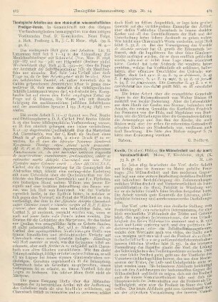 424-426 [Rezension] Kneib, Philipp, Die Willensfreiheit und die innere Verantwortlichkeit