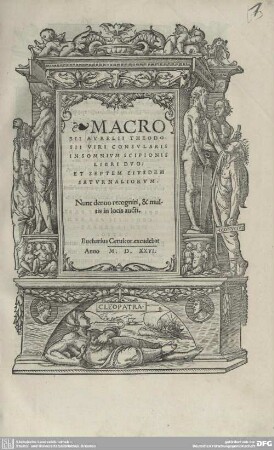Macrobii Aurelii Theodosii Viri Consularis In Somnium Scipionis Libri Duo