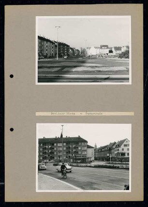 Stadttheater, Heilbronn: Ansichten Berliner Platz und Turmstraße