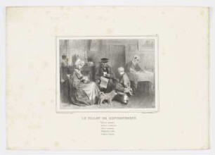 Le Billet de contentement, Blatt 2 der Folge "Album de 1836"