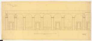 Nationalbank für Deutschland, Berlin: Vestibül: Wandansichten 1:25