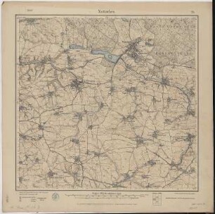 Section Mutzschen aus: Topographische Karte (Meßtischblätter) Sachsen