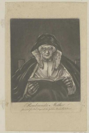 Bildnis der Neeltgen van Zuytbrouck (Rembrandts Mutter)