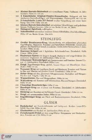 Steinzeug (Nr. 329-342)