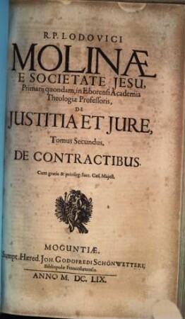 De iustitia & iure : opus in sex tomos divisum, 2