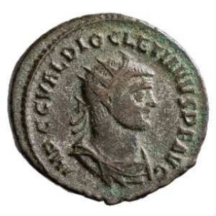 Münze, Antoninian, 285 n. Chr.