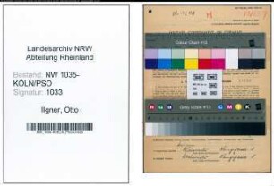 Entnazifizierung Otto Ilgner , geb. 09.02.1914 ()