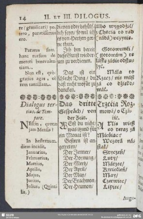 Dialogus tertius, de Tempore