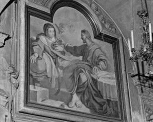 Die heilige Theresia von Ávila empfängt die Kommunion von Christus