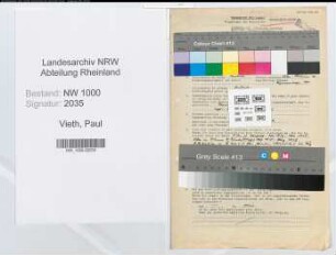 Entnazifizierung Paul Vieth, geb. 21.04.1913 (Pfarrer)