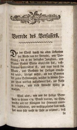 Vorrede des Verfassers.