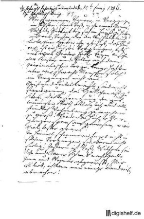 39: Brief von Johann Wilhelm Ludwig Gleim an Johann Joachim Eschenburg
