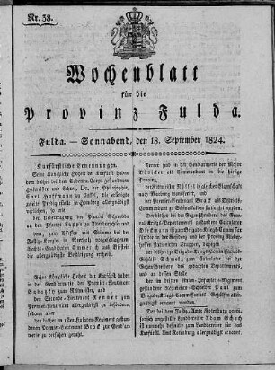 Nr. 38, Ausgabe vom 18. September 1824