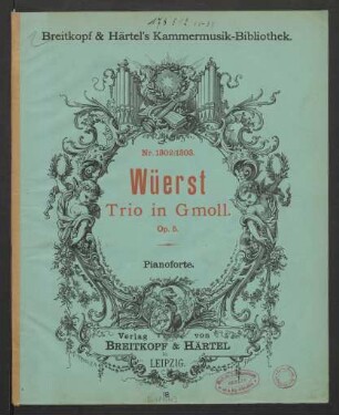 Trio für Pianoforte, Violine u. Violoncell