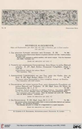 (Aldegrever - Wuest) (Nr. 1 - 291)