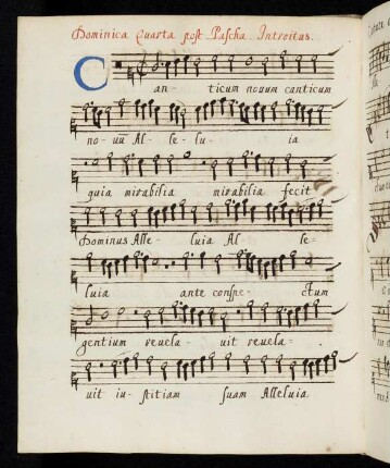 31v - 32r Cantate Domino canticum novum alleluia