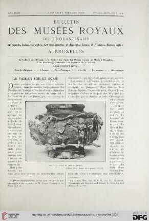 Nos 1 et 2 (Janv.- Févr. 1914)