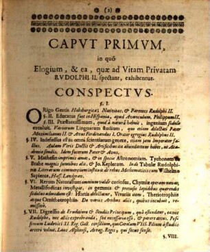 Dissertationis De Rudolpho Secondo, Imperatore Romanorum Semper Augusto, ...