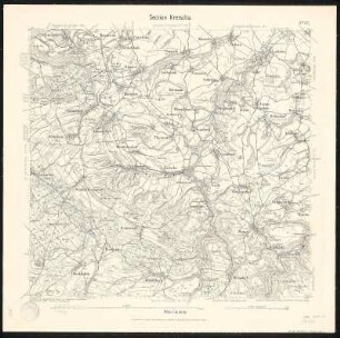 Äquidistantenkarte 82 : Section Kreischa, 1911 : Section Kreischa. - 1:25000. - Leipzig: Giesecke & Devrient, 1911. - 1 Kt.