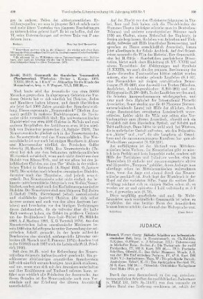 500-503 [Rezension] Becker, Jürgen, Die Testamente der zwölf Patriarchen