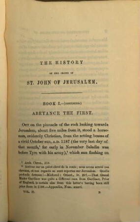 The history of the holy, military, sovereign order of St. John of Jerusalem; or, knights hospitallers, knights templars, knights of Rhodes, knights of Malta, 2