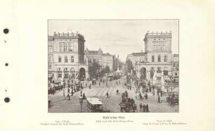 Halle'sches Thor. Blick nach dem Belle-Alliance-Platz
