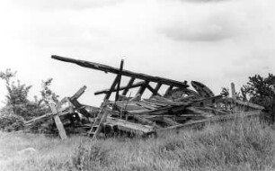 Treuenbrietzen-Zeuden. Trümmer einer Windmühle