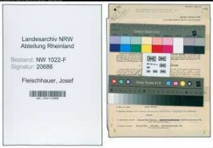 Entnazifizierung Josef Fleischhauer , geb. 22.04.1899 (Prokurist)