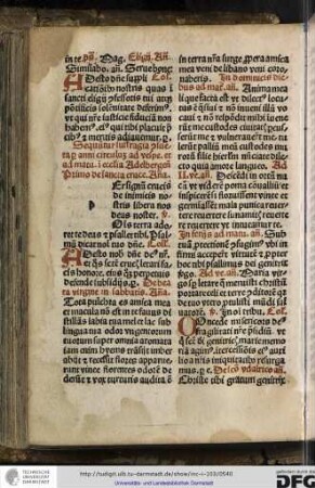 Sequuntur suffragia consueta per anni circulum ad vespere et ad matutinas in ecclesia Adelbergensis.