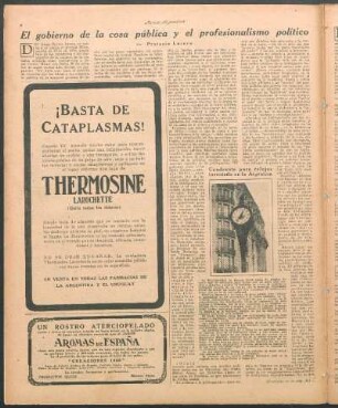 El gobierno de la cosa pública y el profesionalismo político
