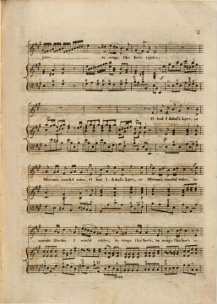 O had I Jubal's lyre : recitative and air, in the oratorio of Josuah