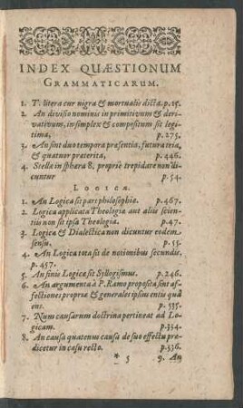 Index Quaestionum