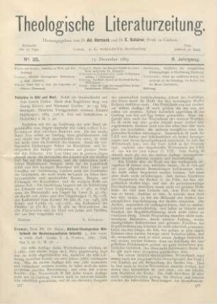 577-581 [Rezension] Cremer, Hermann, Biblisch-theologisches Wörterbuch der neutestamentlichen Gräcität. 3., sehr verm. u. verb. Aufl