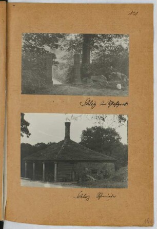 Schlosspark, Schlitz. Schmiede, Schlitz: Ansichten (aus: Skizzen- und Fotoalbum 25)