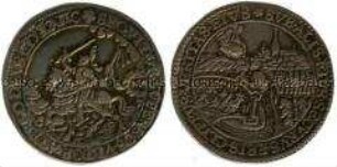 Niederlande, Historienpfennig, Kriegszug des Prinzen Moritz gegen Mendoza