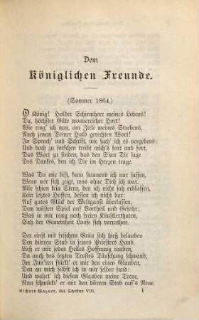 Gesammelte Schriften und Dichtungen, 8