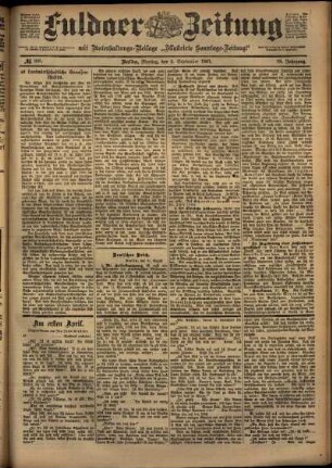 Ausgabe vom Montag, den 02. September 1901.