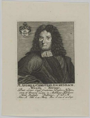 Bildnis des Andreas Christianus Eschenbach