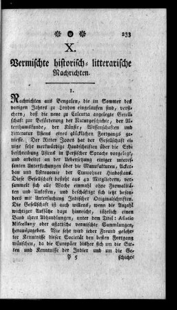 Vermischte historisch-litterarische Nachrichten