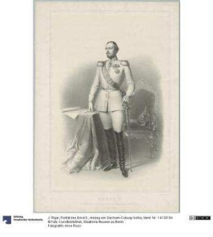 Porträt des Ernst II., Herzog von Sachsen-Coburg-Gotha