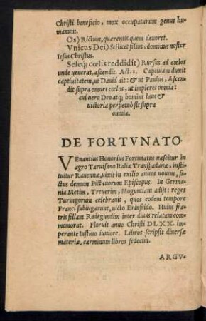 De Fortunato.