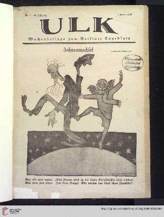 49: Ulk: illustriertes Wochenblatt für Humor und Satire